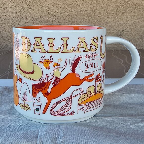 Starbucks Dallas Mug Been There Series Across The Globe Collection 14oz 2019 - Picture 1 of 9